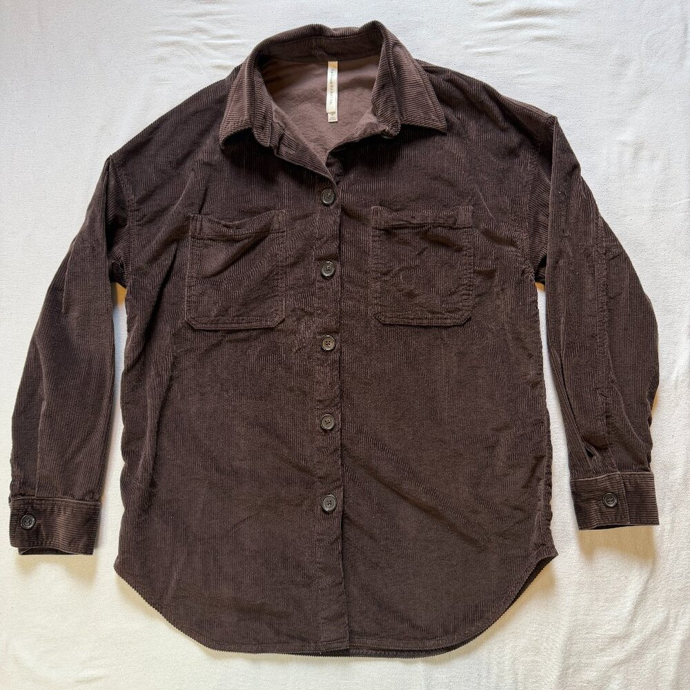 Aritzia The Group Babaton‎ Graydon Corduroy Button Up Long Sleeve Shirt Medium